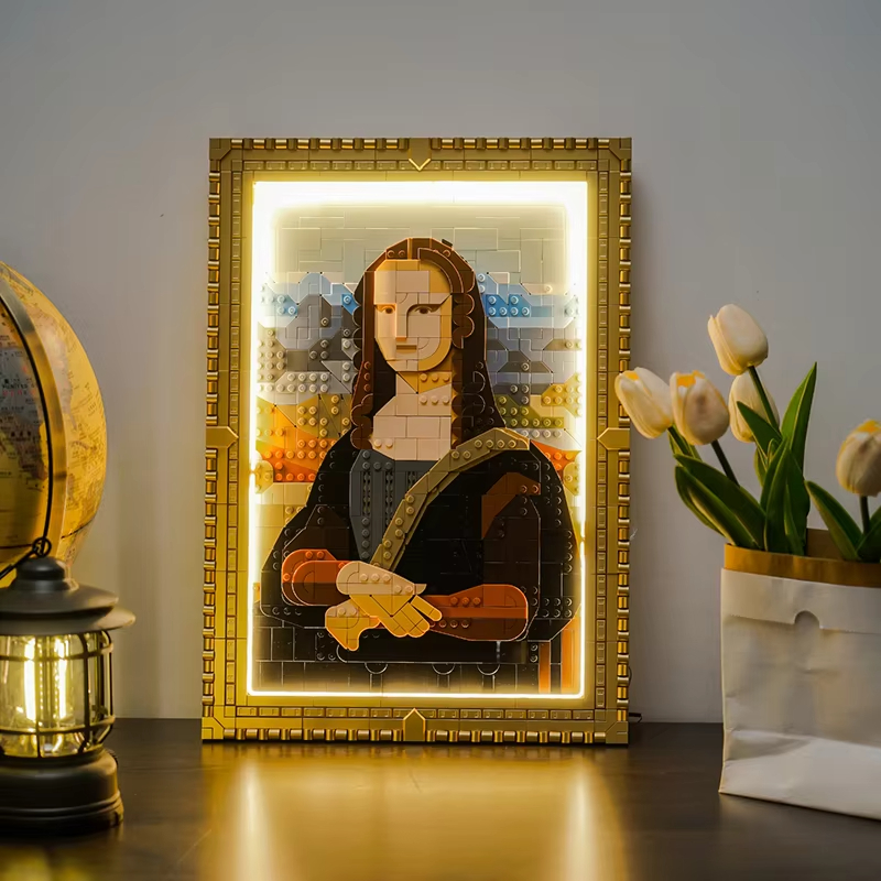 Photography Architecture - DIY Mona Lisa Bausteine – weltberühmte