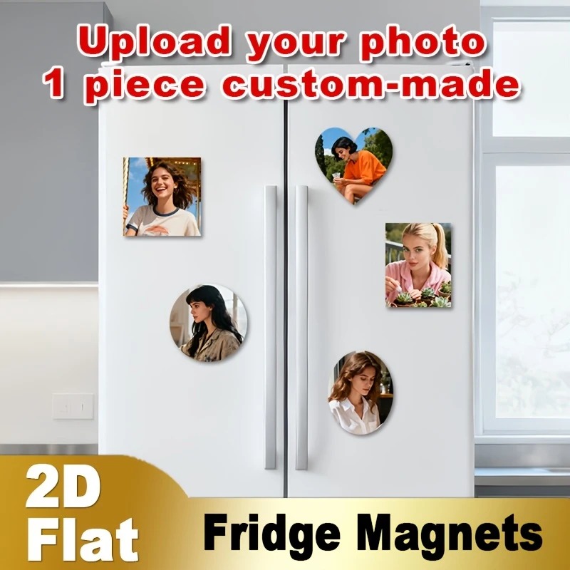 Photography Object - Individueller Foto-Kühlschrankmagnet 2D Flach Personalisiertes Bild