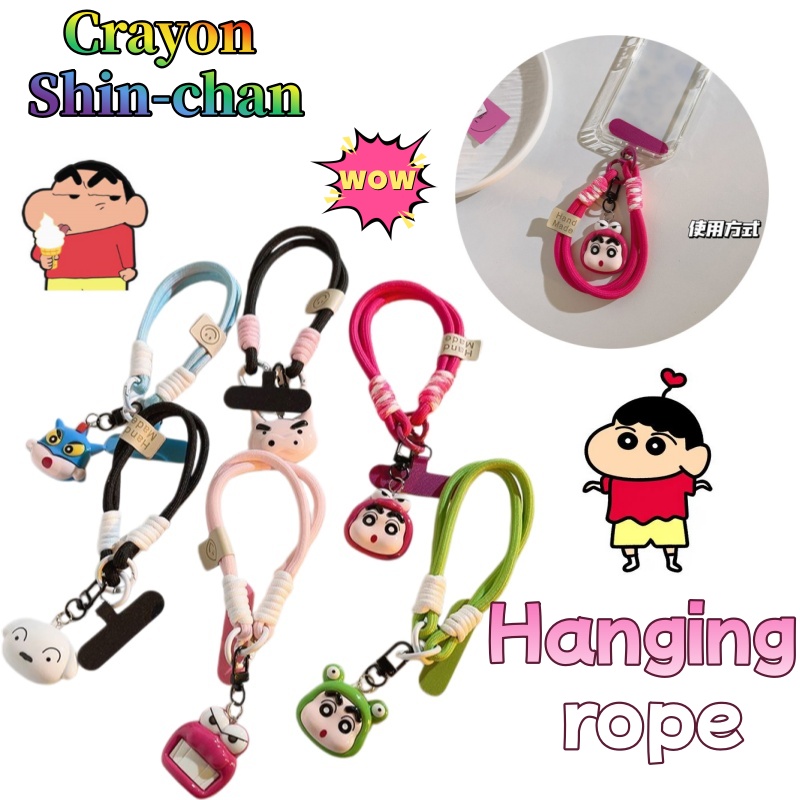 Camera Wrist Strap - Crayon Shin-chan Shiro Krokodil Plüschpuppe Handyband