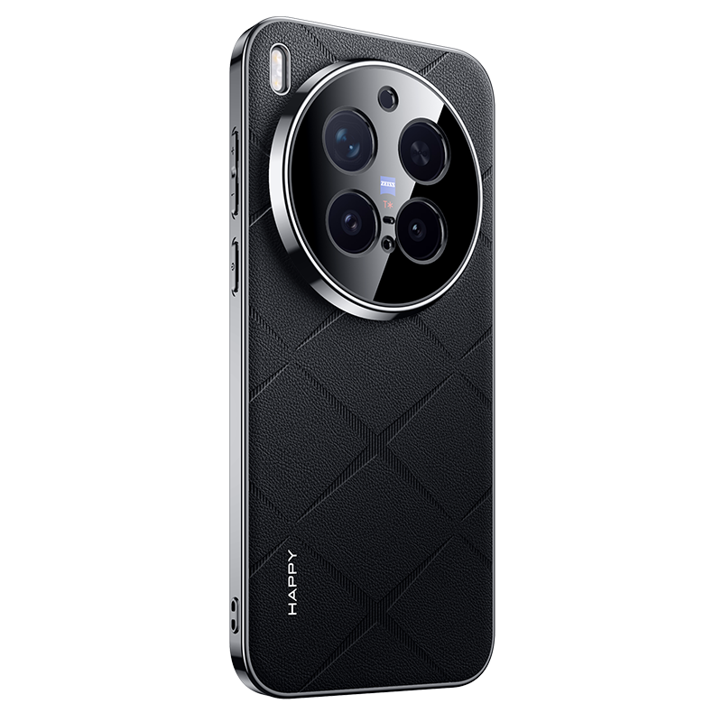 Photography Vivo X300 Pro - Leder-Textur-Telefonabdeckung für vivo X300 Ultra X300S,