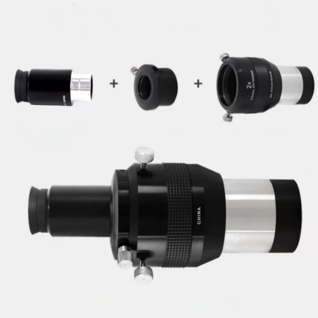 Photography Hd - 2X Apochromatische 1,25-Zoll-Teleskop-Barlow-Linse HD Metallgehäuse Astronomisches
