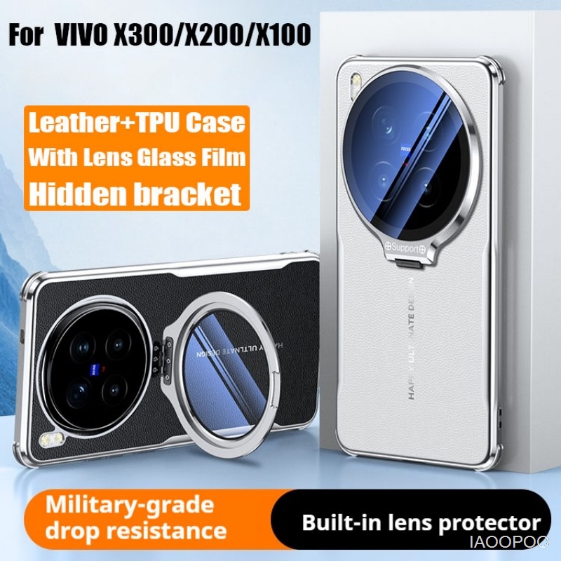 Photography Vivo X300 Pro - Mode PU Leder Zurück Galvani Weiche