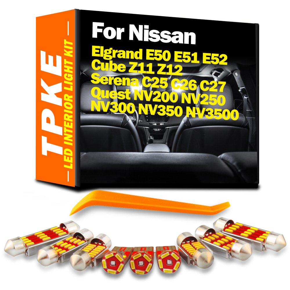 Nikon Camera D3500 - Innenlampen LED-Licht-Kit für Nissan Elgrand E50