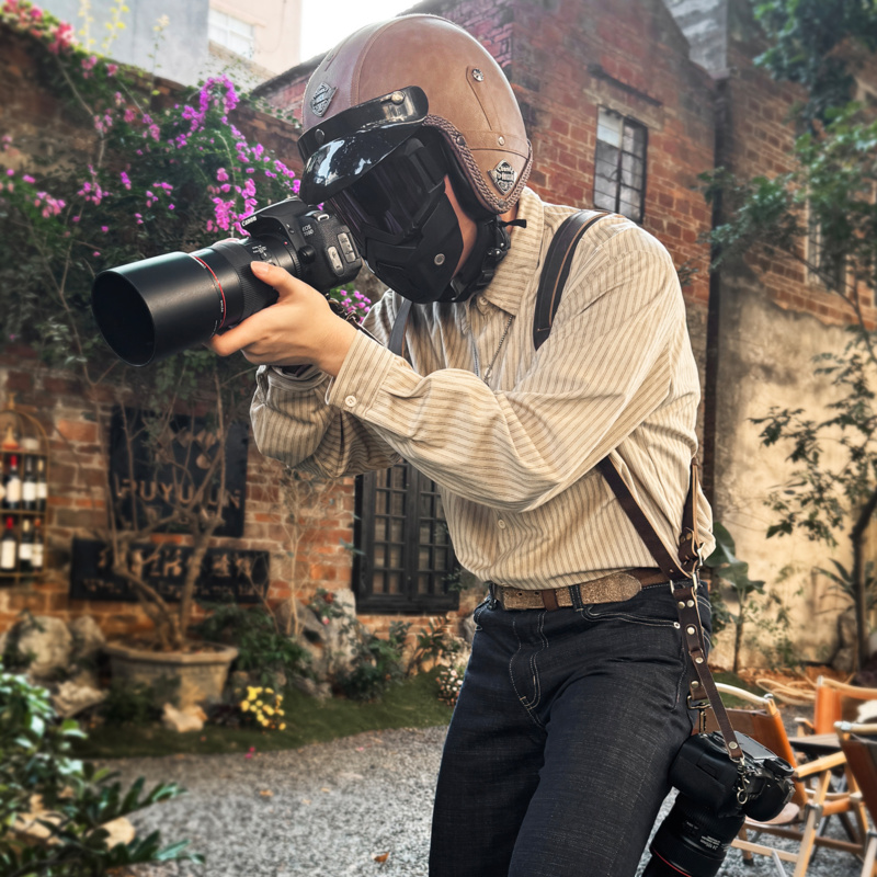 Camera Strap Leather - Neuer Echter Leder-Kameragurt mit Doppelschulterriemen für