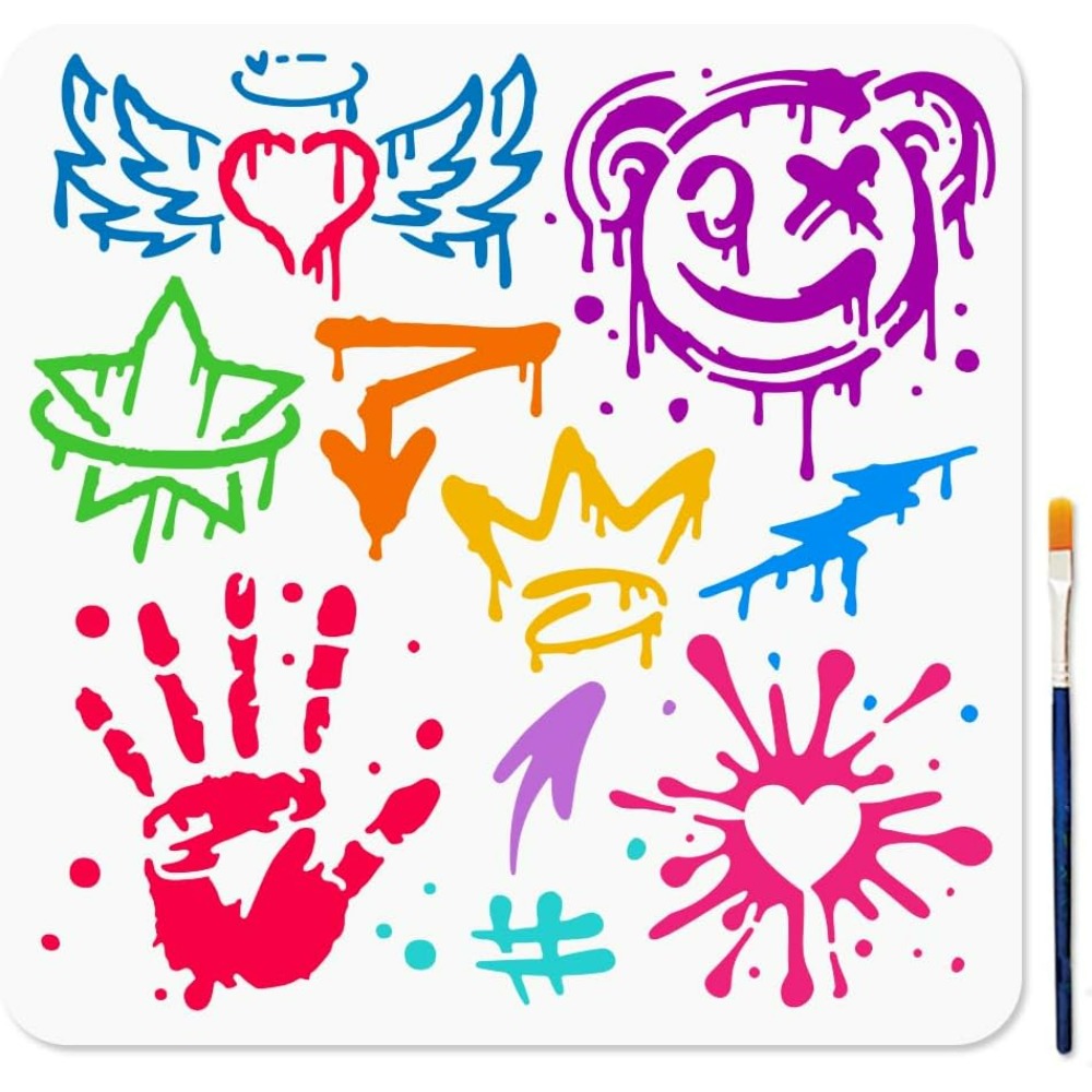 Graffiti-Schablone zum Malen,  – Photography Techniques Bewertung und Preis