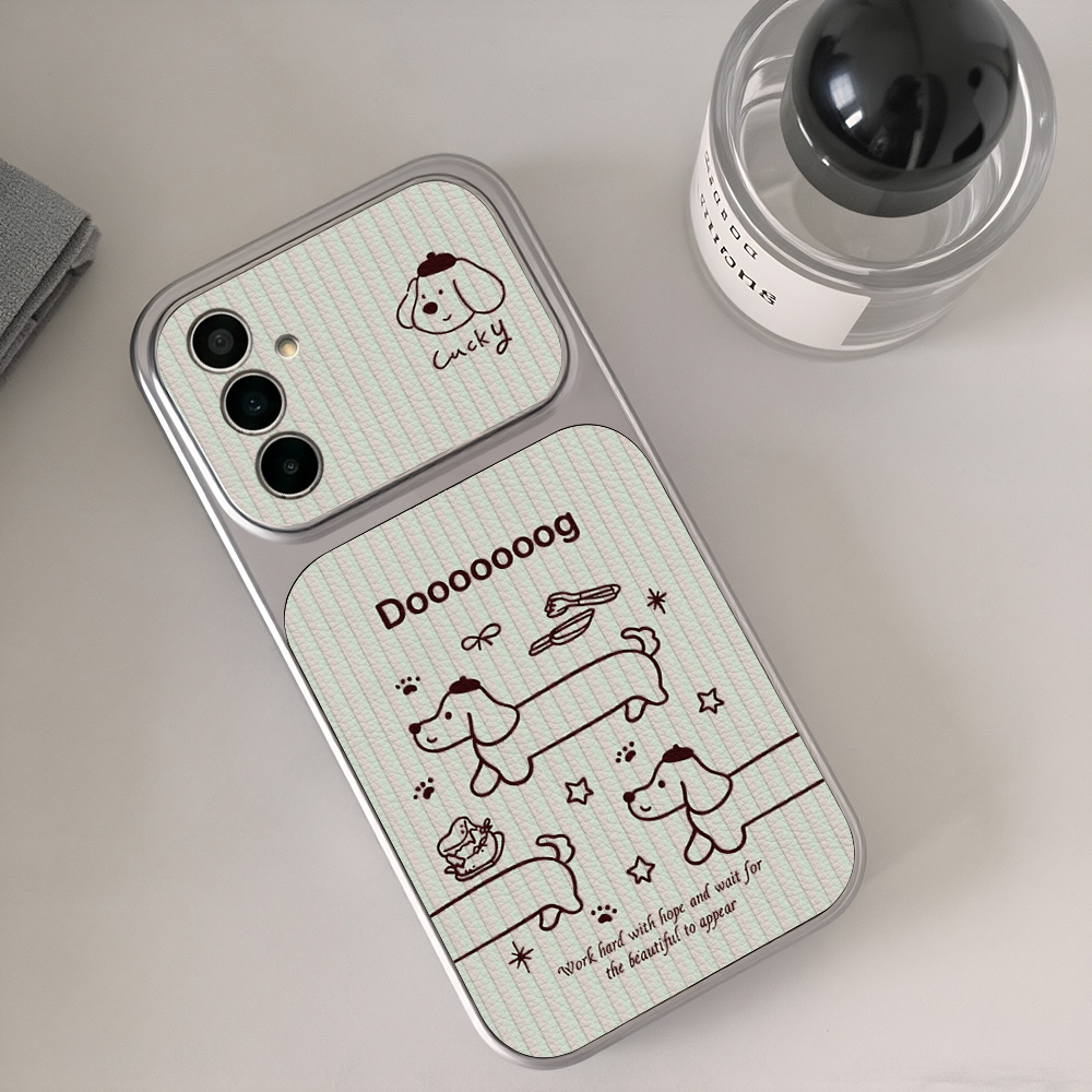 Cartoon Dackel Handyhülle für  – Camera Strap Leather Bewertung und Preis