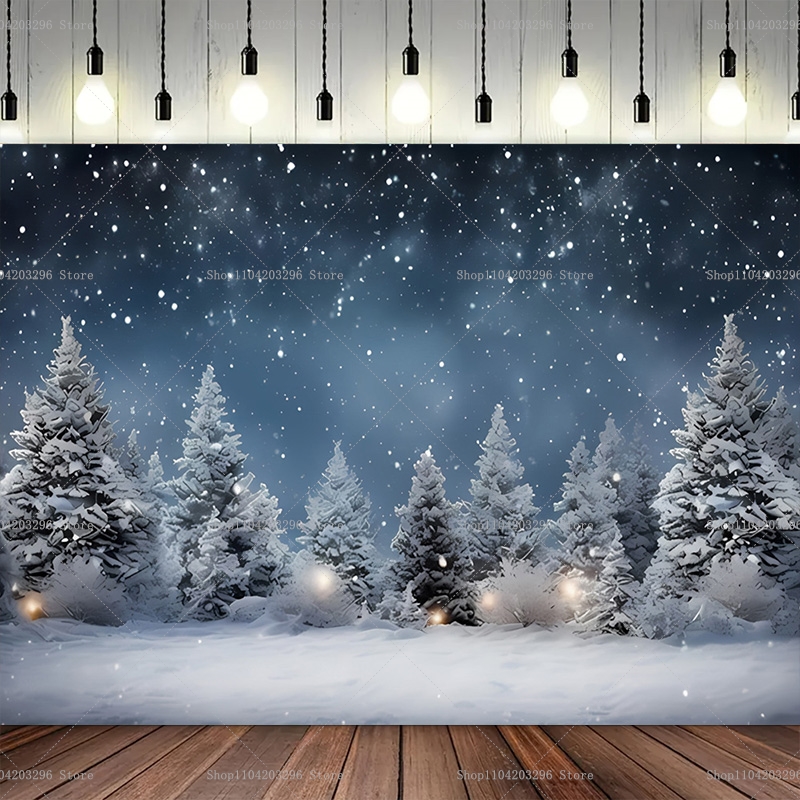 Traumhafter Winter-Kiefernwald – Photography Zebra Bewertung und Preis