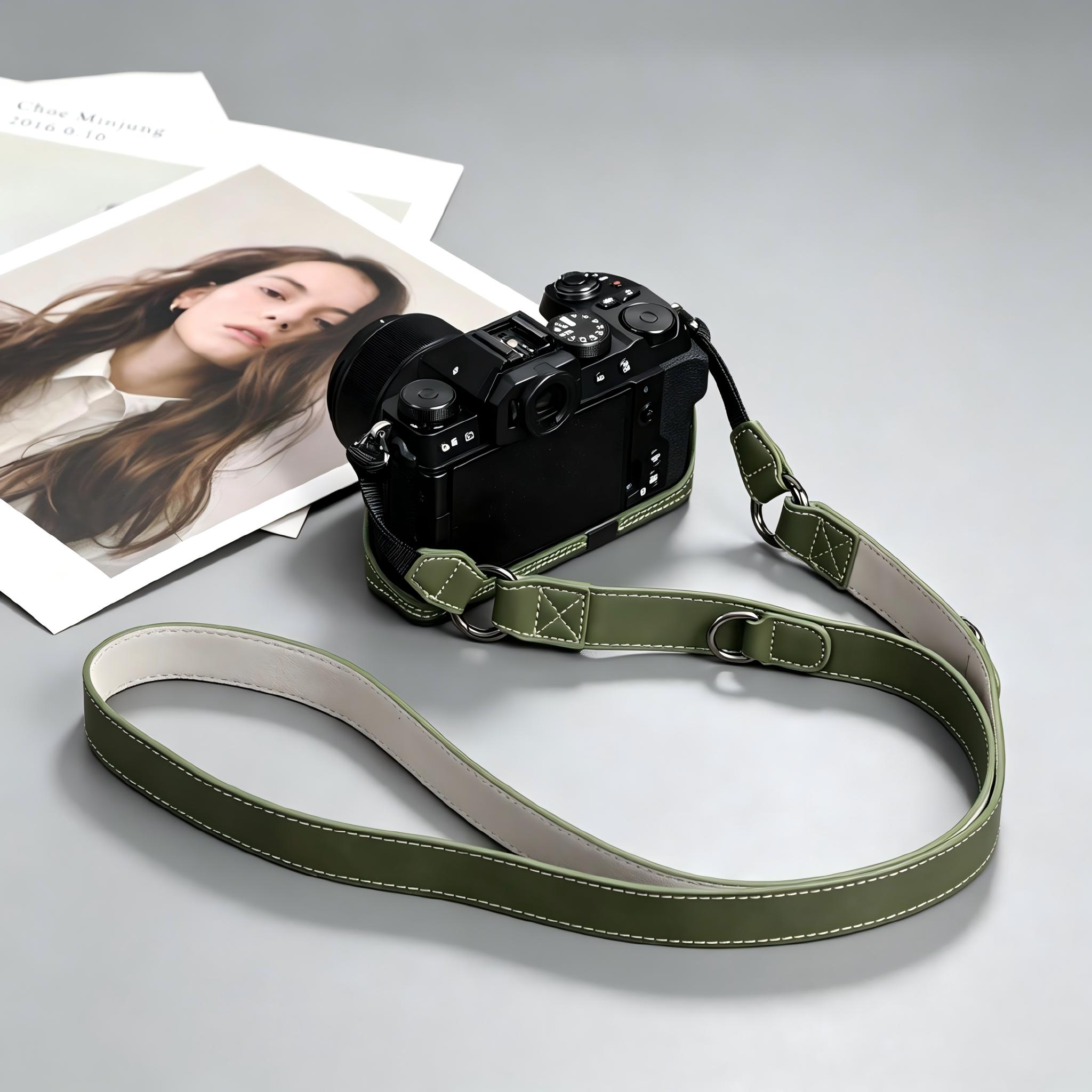 Retro Ölwachs-Leder Kameragurt – Camera Strap Leather Bewertung und Preis