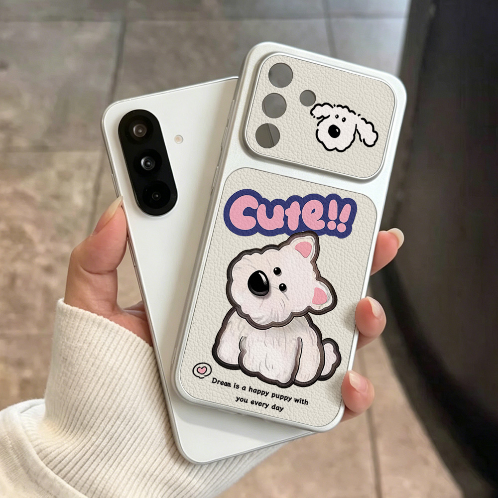 Niedliche Cartoon-Hunde-Handyh – Camera Strap Leather Bewertung und Preis