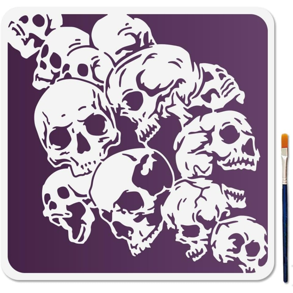 Totenkopf-Hintergrund-Schablon – Photography Techniques Bewertung und Preis
