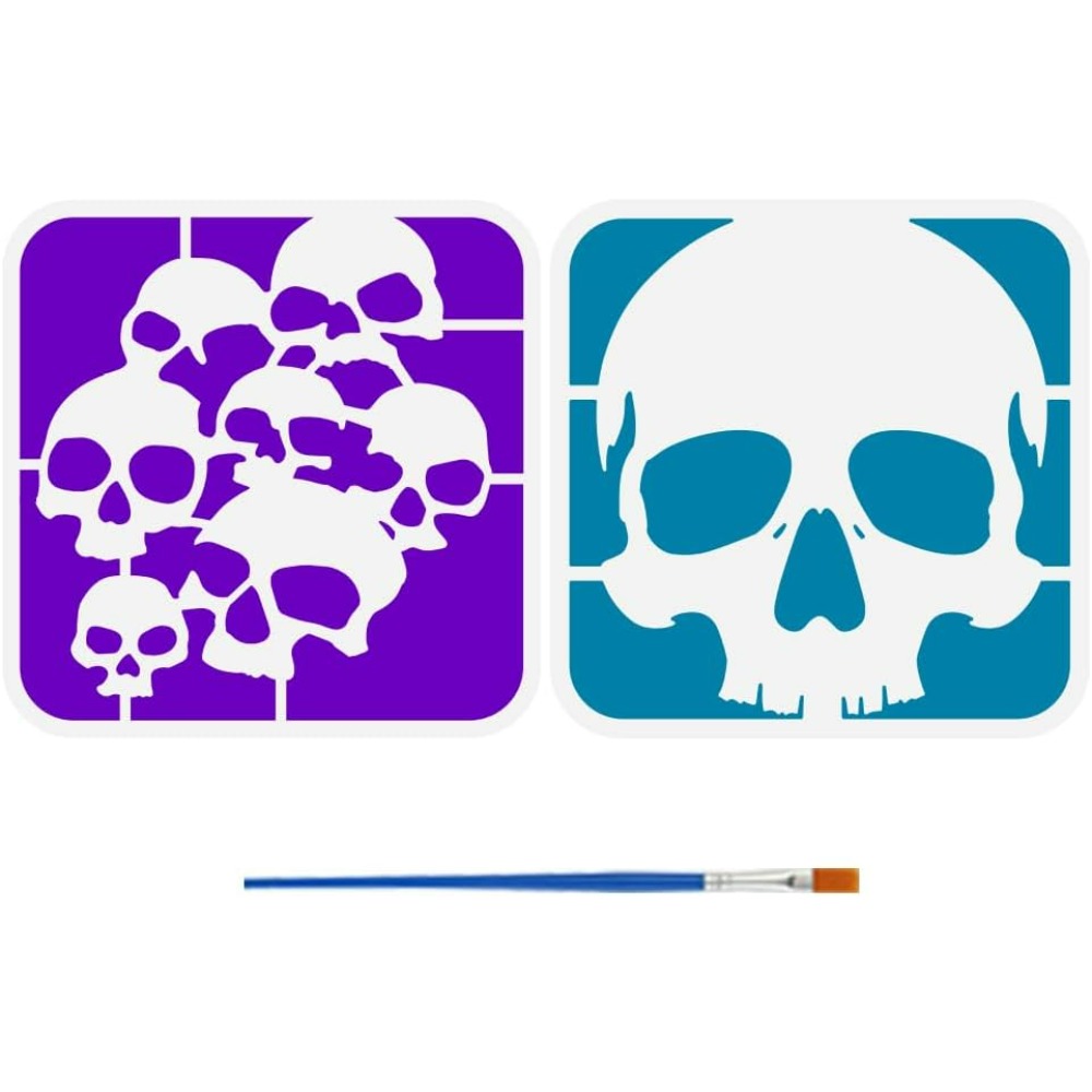 2 Stück Totenkopf-Muster-Schab – Photography Techniques Bewertung und Preis