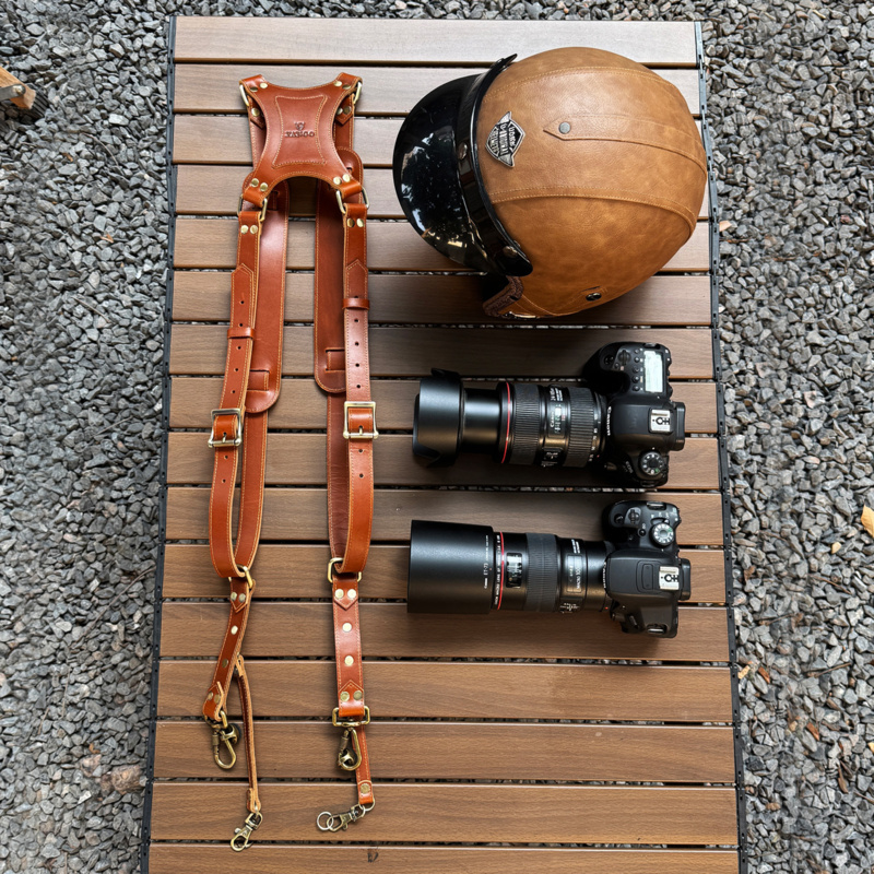 Neuer Echter Leder-Kameragurt  – Camera Strap Leather Bewertung und Preis